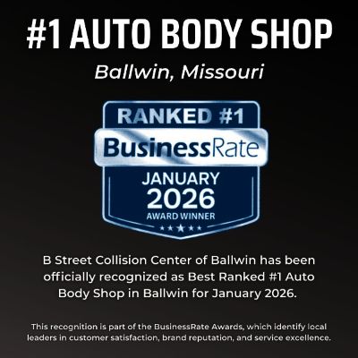 B Street Collision Center Ranked Number One Body Shop in Ballwin MO B Street Collision Center Ranked Number One Body Shop in Ballwin MO