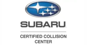 subaru certified collision repair logo