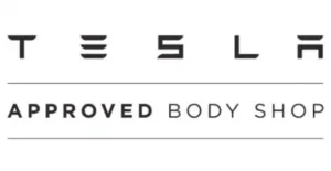 tesla certified collision repair logo