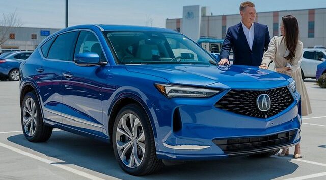 Blue Acura Suv-Acura certified collision repair Bstreet Collision