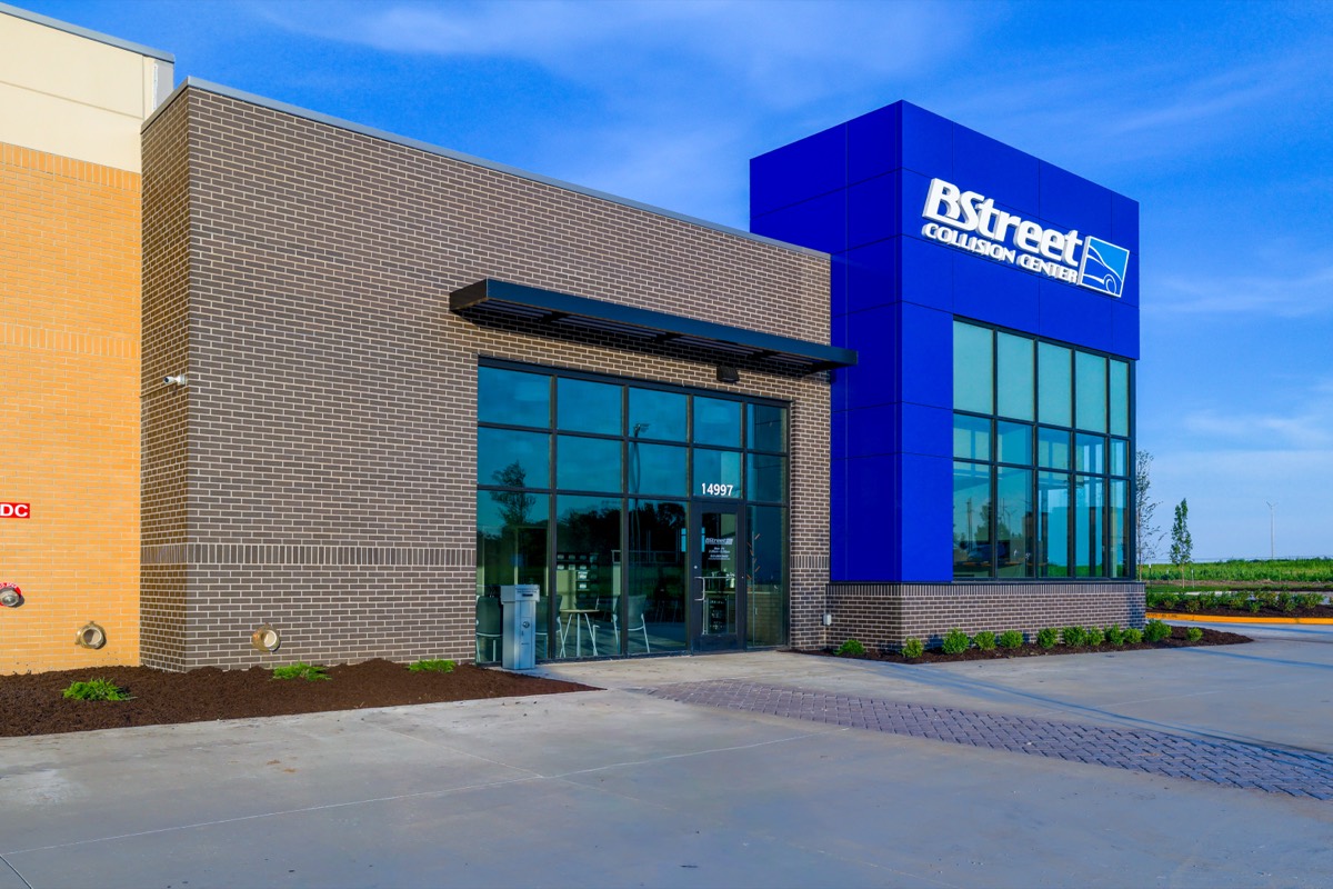 Auto body paint repair at B Street Collision Center