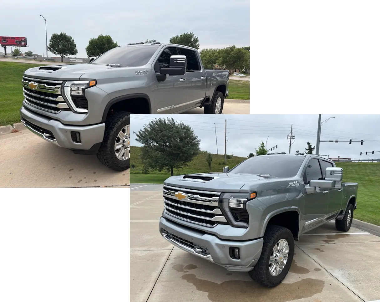 paint matching mirrors and trim